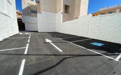 Señalización vial de parking